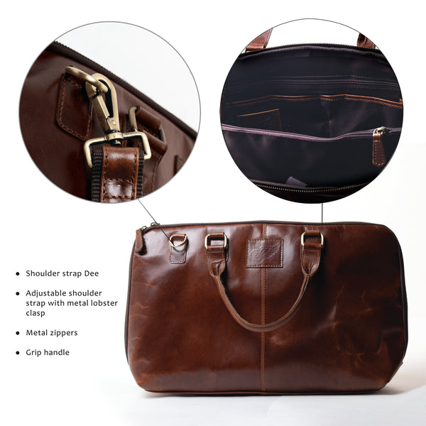 Men's leather handbag / Laptop bag