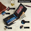 Handcrafted Premiun Leather RFID-Blocking Bifold Wallet