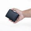 Men's Slim Genuine Leather Bifold Wallet - Minimalist Design